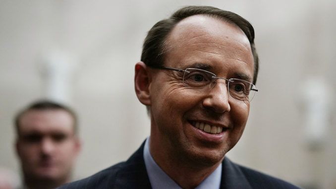 Rod Rosenstein offered reporters to be anonymous source shortly before Mueller appointment
