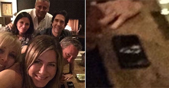 Mysterious white powder spotted in Jennifer Aniston's Friends selfie
