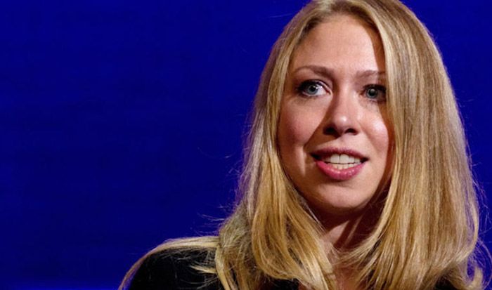 Chelsea Clinton, the former first daughter, mocked Trump on “The View” Wednesday, saying his “whole life has been a scam."