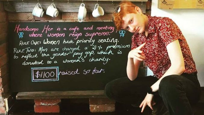 A vegan cafe that insisted on charging men an 18 percent “man tax” has gone out of business after opening its doors less than two years ago.