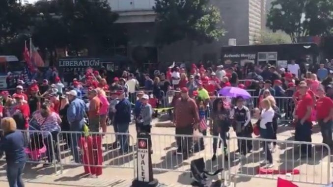 Trump supporters line up for two days to attend Dallas rally