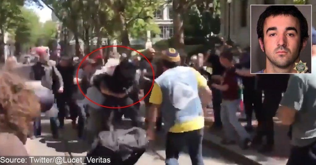 Antifa terrorist sentenced to six years in prison after brutal baton attack