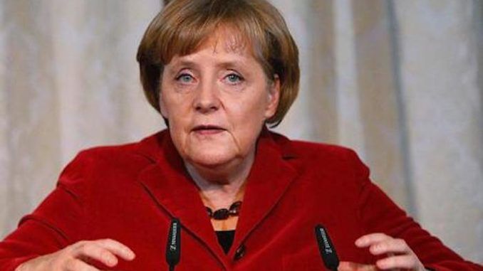 Angela Merkel argues against free speech in German parliament
