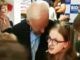 Democrat presidential candidate Joe Biden was caught sniffing a young girl's hair during a campaign stop in Iowa yesterday, just months after promising to stop touching women and girls inappropriately.