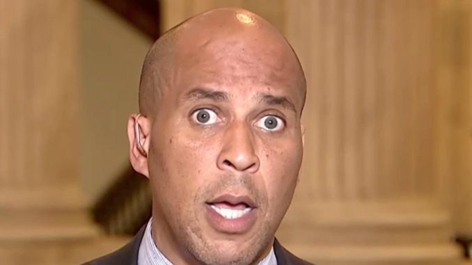 Democrat presidential candidate Sen. Cory Booker (D-NJ) claimed "polls don't matter" Sunday evening and vowed to "pancake Donald Trump."