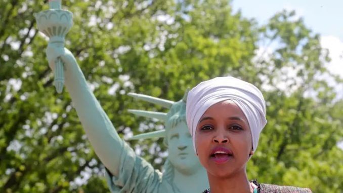 A challenger to Rep. Ilhan Omar said the congresswoman should be tried and hanged for treason if reports about Qatari recruitment are true.