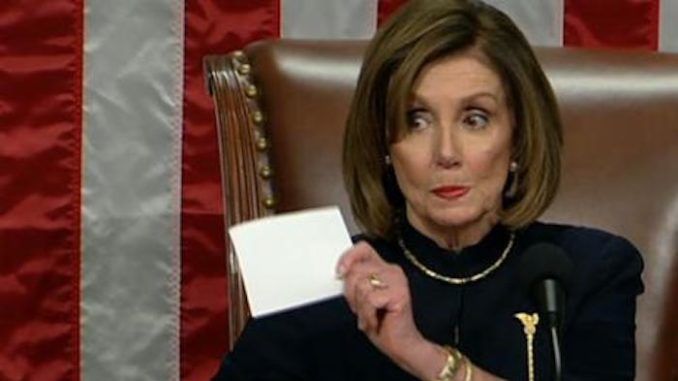 Nancy Pelosi vows to withhold impeachment articles from Senate unless they bow to her demands