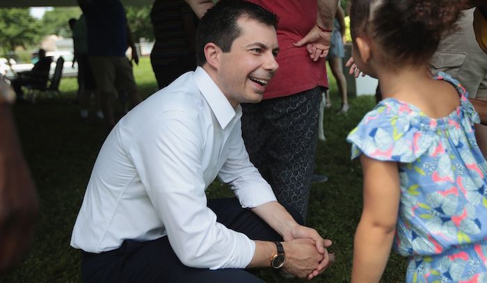 Democrat presidential candidate Pete Buttigieg told a 7-year-old girl that we must “trust women to make that choice” about abortion.