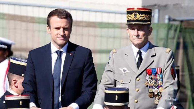 French president Emmanuel Macron accused of treason by French Generals