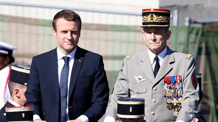 French president Emmanuel Macron accused of treason by French Generals