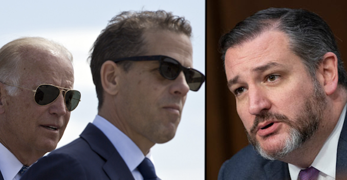 Ted Cruz suggests that Joe and Hunter Biden should be forced to testify in upcoming Senate impeachment trial