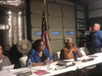 A North Carolina board of elections chairwoman refused to stand for the flag and threatened to call the police if anyone were to attempt to recite the Pledge of Allegiance at a board meeting in the future.