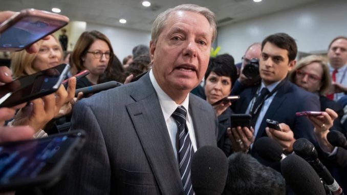 Deep State actors responsible for the Russian collusion investigation are "gonna go to jail," Sen. Lindsay Graham warned Sunday during an interview with Judge Jeanine Pirro on Fox News Channel.