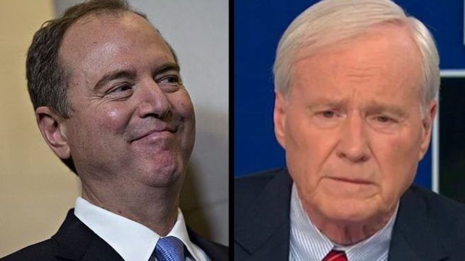 As establishment Democrats grow wary of a Sen. Bernie Sanders (I., Vt.) nomination, MSNBC anchor Chris Matthews floated the possibility of Rep. Adam Schiff (D., Calif.) emerging as the Democratic nominee during a contested convention.