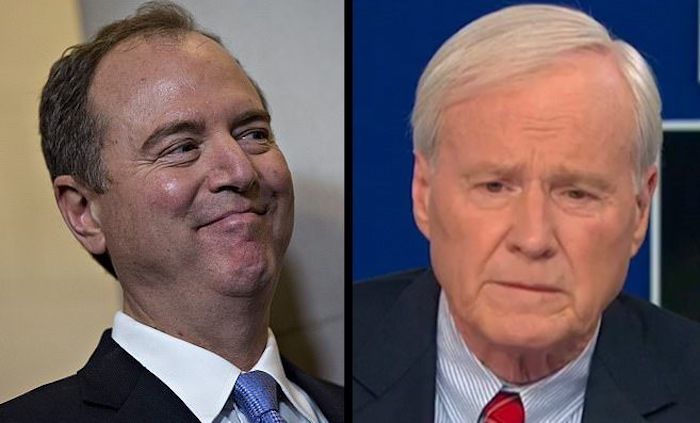 As establishment Democrats grow wary of a Sen. Bernie Sanders (I., Vt.) nomination, MSNBC anchor Chris Matthews floated the possibility of Rep. Adam Schiff (D., Calif.) emerging as the Democratic nominee during a contested convention.