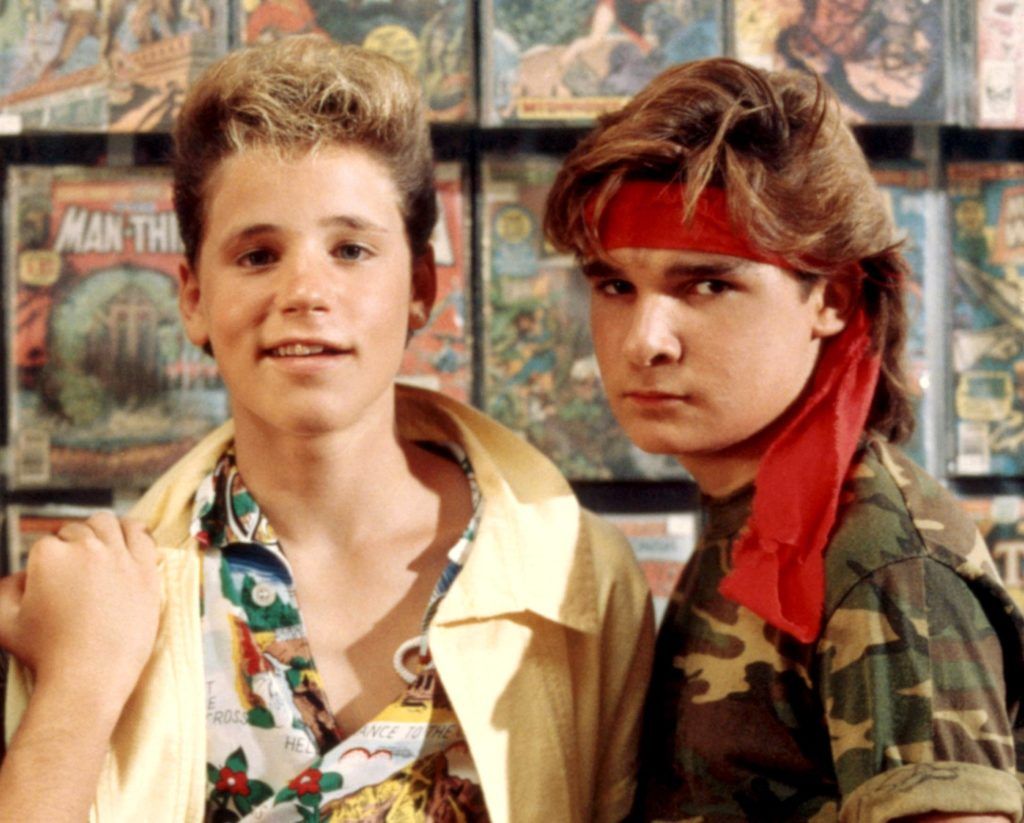 THE LOST BOYS: Corey Haim, Corey Feldman in 1987.