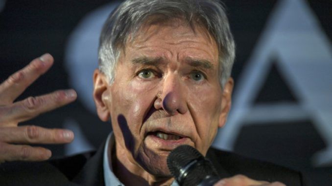 Hollywood actor Harrison Ford used a publicity appearance in Mexico City for his new Disney movie to praise Greta Thunberg and trash the United States of America, telling reporters that America has lost its “moral leadership” in the world.