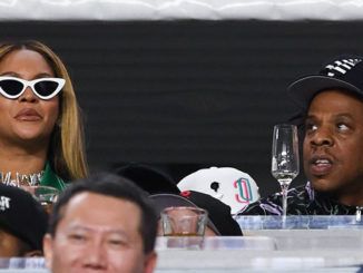 Beyonce and Jay-Z refused to stand for the national anthem at the Super Bowl LIV in Miami just days after the rapper described himself as "marching for the same cause" as Colin Kaepernick.