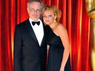 Steven Spielberg’s adopted daughter has launched a new career as an adult entertainer and says her father is "intrigued" with her choice.