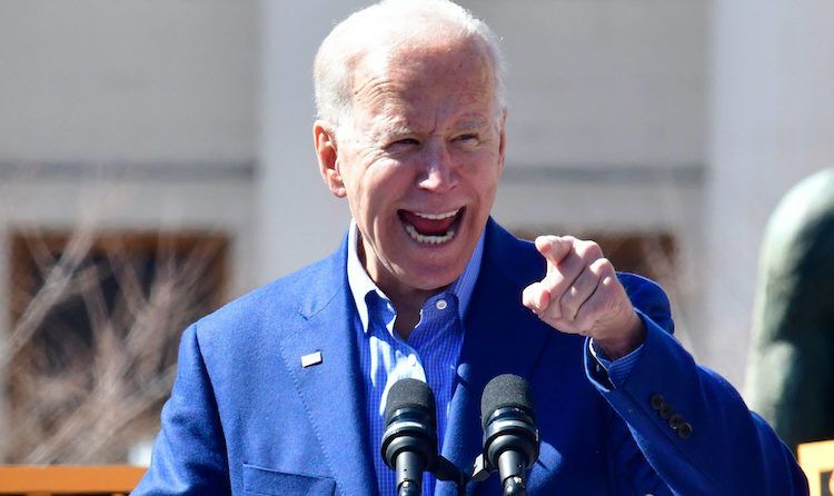 Democrat presidential frontrunner Joe Biden is now forgetting his own name, telling a crowd of supporters that he's an "Obiden-Bama Democrat."