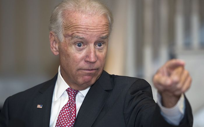 Joe Biden says all men and women are created equal by 'the thing'