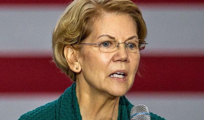 Elizabeth Warren blurs out 'Chinese virus' from President Trump's coronavirus speech