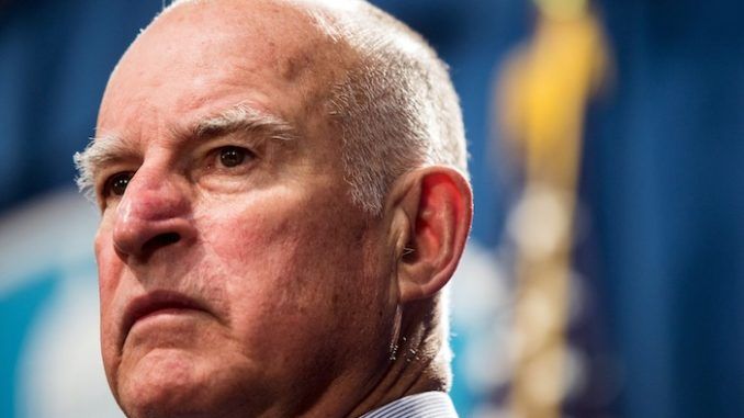 In 2018, former California Gov. Jerry Brown complained that "dangerous" President Donald Trump was "sabotaging the world order".