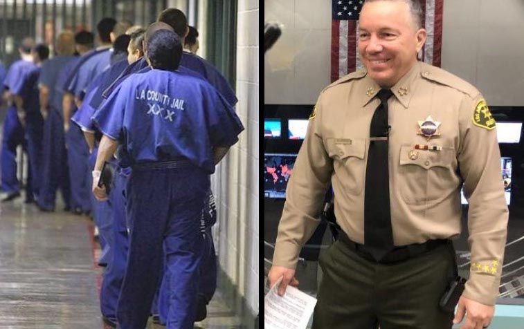 Los Angeles County Sheriff Alex Villanueva released 1,700 inmates from county facilities into the community at the same time he ordered gun stores in the county to close immediately.