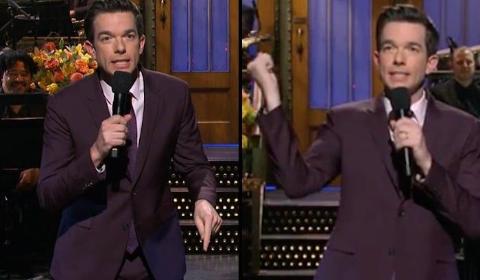 Comedian John Mulaney used his cold open on Saturday Night Live to say that it would be "interesting" if President Trump was stabbed to death by US senators, after comparing POTUS to Roman emperor Julius Caesar.
