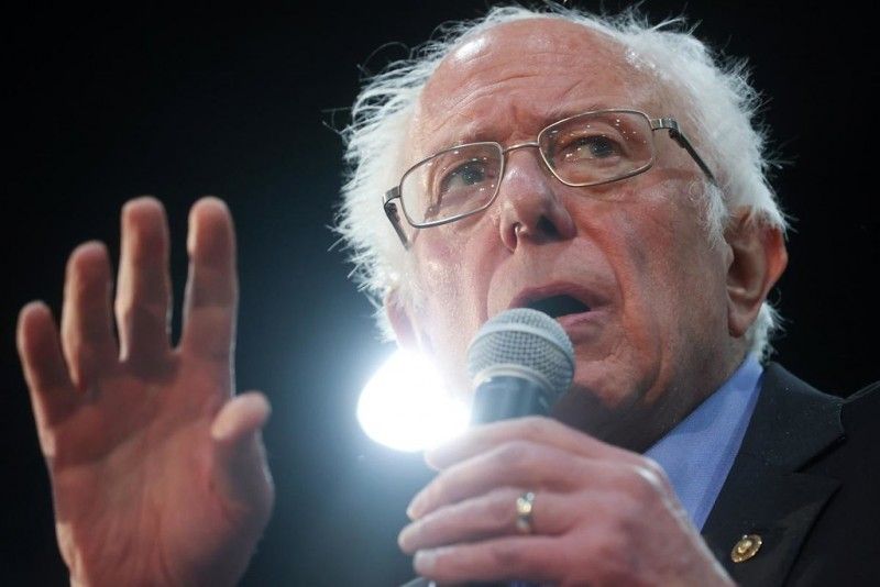 Sen. Bernie Sanders warns the political establishment is trying to derail his campaign and boost Joe Biden's
