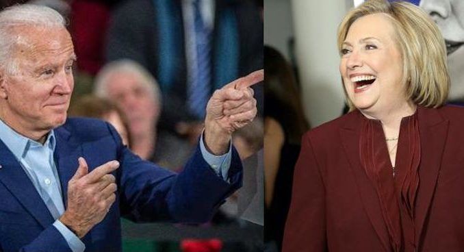 Hillary Clinton claims Biden is building the type of coalition she had