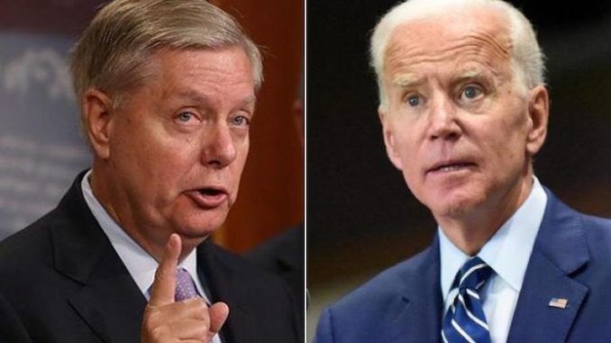 During an interview with Sean Hannity on Fox News, Sen. Lindsey Graham (R-SC) went nuclear on Democrat presidential frontrunner Joe Biden as he exposed the former vice president's role in the uprising of the Islamic State.