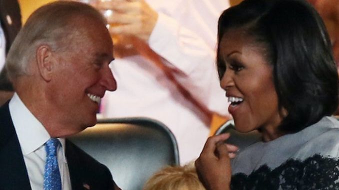 Joe Biden says he'd pick Michelle Obama to be his VP in a heart beat