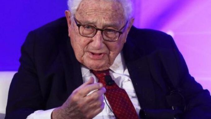 The United States must join a "global program" that will usher in a new "liberal world order" after the coronavirus lockdown ends, according to Henry Kissinger, who warns the world could be "set on fire" if this does not happen.