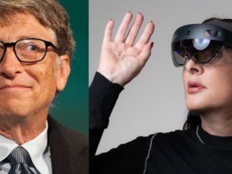 "Spirit Cooking" artist Marina Abramovic, who was recently photographed with Lord Jacob Rothschild admiring a painting from 1797 titled “Satan Summoning His Legions”, has emerged from the shadows to star in a new commercial for Bill Gates' Microsoft.
