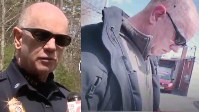 A police chief in Stow, Massachusetts has been relieved of his duties as the city’s top cop and is facing an investigation after a video by a self-declared "pedophile hunter" was posted online.