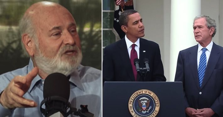 Hollywood director Rob Reiner says President Donald Trump is “mentally ill” and former president Barack Obama must intervene to "stop this insanity" and "save human lives."