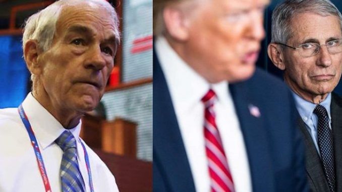 Ron Paul urges President Trump to fire Dr. Anthony Fauci