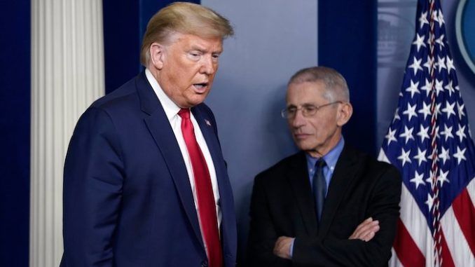 President Trump retweets call to fire Dr. Anthony Fauci