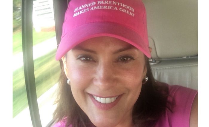 Photo emerges of Michigan Gov. Gretchen Whitmer mocking Trump in pro-abortion hat
