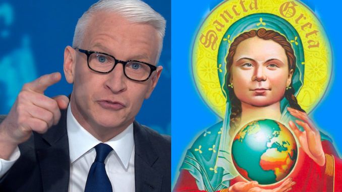 CNN host Anderson Cooper reacted to criticism the network received for booking teenage climate activist Greta Thunberg for its coronavirus town hall by stating that attacking CNN and the teen climate activist is like "shooting exotic animals."