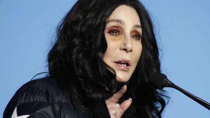 Cher calls for orange-faced miscreant President Trump to be criminally charged