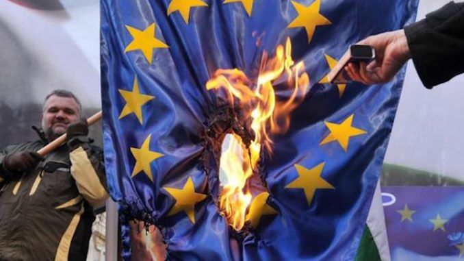 Germany declares burning EU flag a 'hate crime' punishable by up to three years in jail