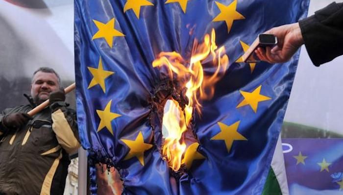 Germany declares burning EU flag a 'hate crime' punishable by up to three years in jail