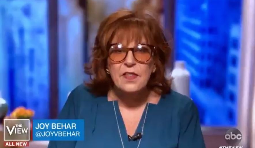 Joy Behar vows not to leave her house until Trump is out of office
