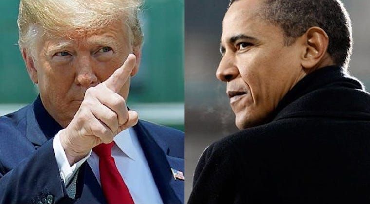 President Donald Trump has suggested Barack Obama "should be going to jail" for his part in unmasking former national security advisor Mike Flynn and wiretapping the Trump campaign during the last election.