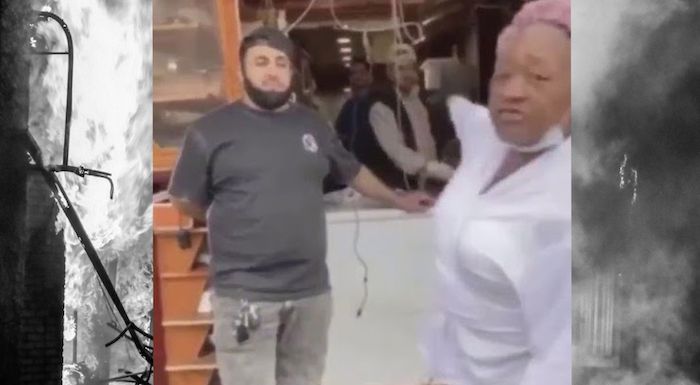 A black grandmother and business owner whose shop was vandalized and looted during violent riots has sent a no-holds-barred message to Black Lives Matter protestors: "Stop stealing. This is our neighborhood. We are trying to build it up and you are tearing it down."