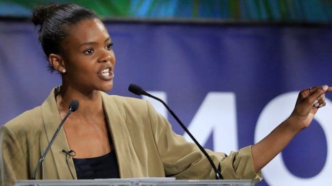 The "arrogant Left" has created "mob rule" by "bullying every celebrity" into virtue-signaling acceptable left-wing positions, according to Candace Owens, who warns the ploy will backfire in the election because "the mob doesn't step into the voting booth with you."