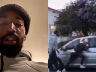 When NBA star J.R. Smith caught a protester vandalizing his truck and smashing its windows during a riot in Los Angeles over the weekend, he decided to take matters into this own hands.