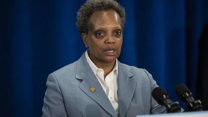 Chicago's far-left mayor Lori Lightfoot, who has presided over the city's descent into chaos, violence and criminality, has been reduced to begging major retailers not to abandon her lawless city.